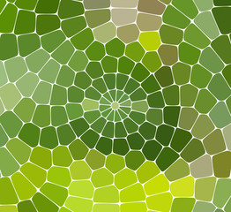 abstract vector stained-glass mosaic background .