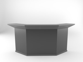 Black Counter, Desk Or Table