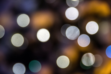 abstract background with bokeh defocused lights