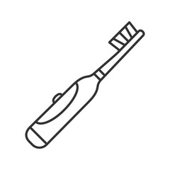 Electric toothbrush linear icon