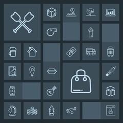 Modern, simple, dark vector icon set with clock, pen, horse, string, paddle, oar, chess, point, travel, hamburger, position, famous, watch, male, music, destination, chessboard, profile, water icons