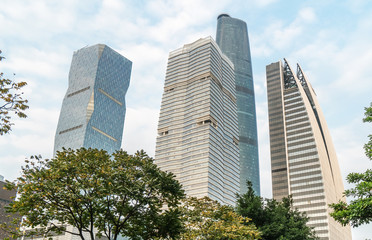 City commercial buildings