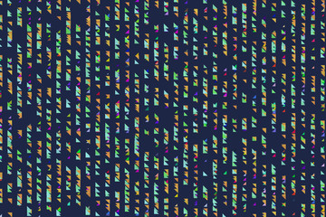 Fototapeta premium Abstract conceptual mixed pattern. Repeat, cover, vector & style.