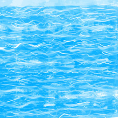 Abstract water background drawing