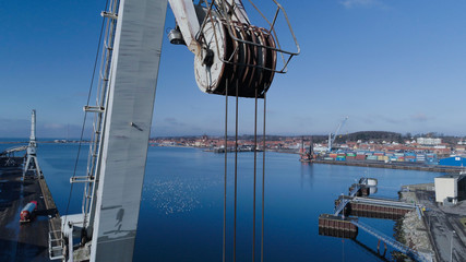 Crane at Kalundborg Harbour