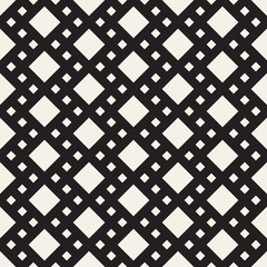 Vector seamless geometric pattern. Simple abstract lines lattice. Repeating elements stylish background