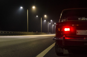  car on the night route