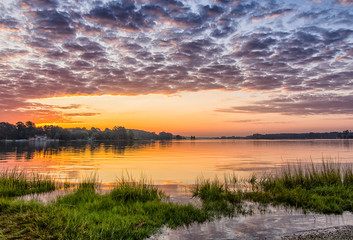 Fototapeta na wymiar Ware River Gloucester Virginia Sunrise