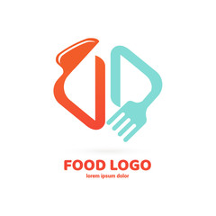 Obraz premium Business food and drink concept. Vector cutlery illustration
