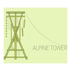 Alpine tower.