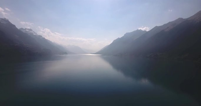 Lake Brienz and the alps
