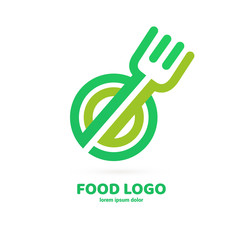 Business food and drink concept. Vector cutlery illustration