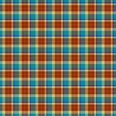 Brown and blue seamless tartan gingham checkered checked design pattern