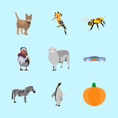 Fototapeta premium animals icons set