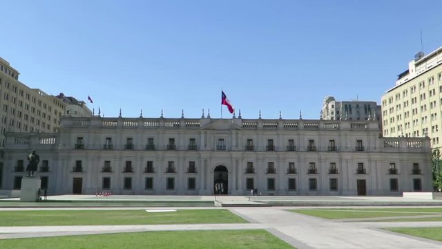 La Moneda presidential house in Santiago de Chile