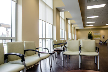 Waiting room with chairs