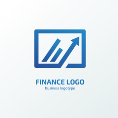 Illustration of business logotype bidding and auction.