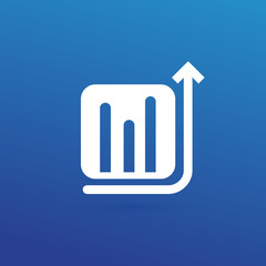 Illustration of business logotype bidding and auction.