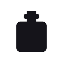 Obraz premium Hip Flask Icon. Camping Sign and Symbol. Alcoho Men Drinking Accessory.