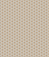 Retro Geometric pattern in repeat. Fabric print. Seamless background, mosaic ornament, ethnic style. 