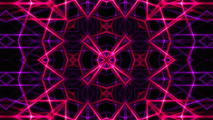 Abstract neon lights. 3d rendering background