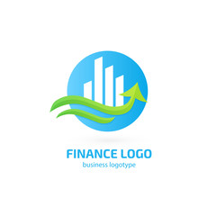 Illustration of business logotype bidding and auction.