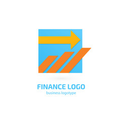 Illustration of business logotype bidding and auction.