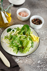 Fresh green salad