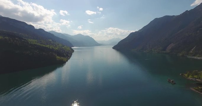 Lake Lucerne from seen from Brunnen 