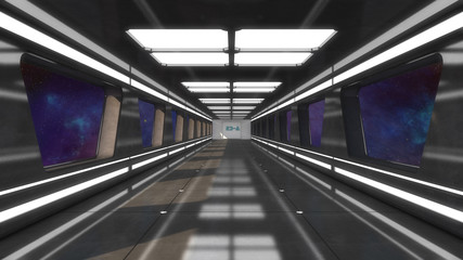 Fototapeta premium Futuristic Space Structure