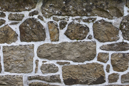 Muro De Pedra Rústica Para Textura Foto de Stock - Imagem de fundo,  granito: 218060864