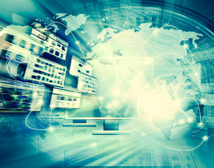 Television and internet production technology concept