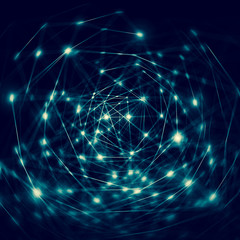 Technological background, Internet concept of global business. Internet connection, abstract of science and technology graphic design