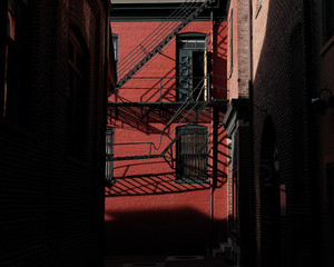 Red Brick and Wrought Iron