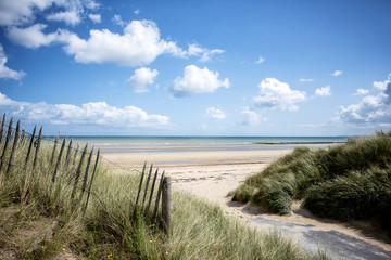Utah Beach. The D-Day landing beach, Normandy, France - obrazy, fototapety, plakaty