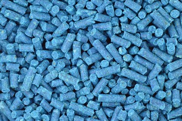 Blue pellets, background