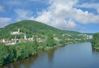 Fototapeta premium Gemünden am Main im Spessart,Bayern,Unterfranken,Deutschland