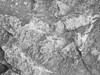 Rock cliff black and white background