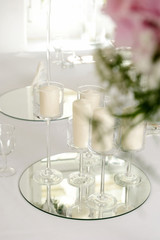 flowers, fresh, beauty, candle, celebration, people, romantic, wedding, table, decor, roses, white, prepared, pink, love, lifestyle, 