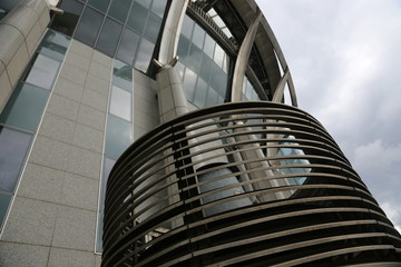 Naklejka premium Moscow. City. The House of Music. Circles