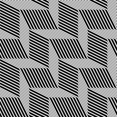 
Vector seamless texture. Modern geometric background. Monochrome repeating pattern with broken lines.
