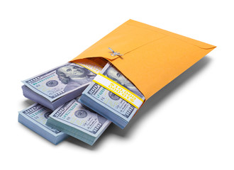 Yellow Envelope Full of Money