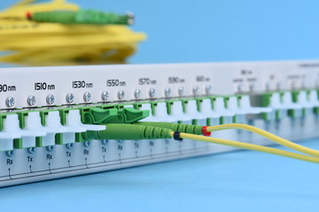 Data center equipment of optical fibre network information technology