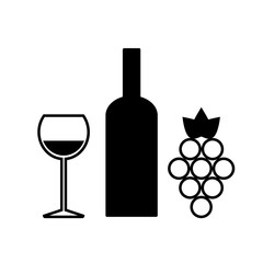 Wine set. Winemaking products.