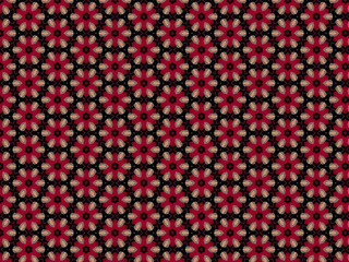 background red and black velvet star shape precious metal silver elegant woven chain leaf-shaped pigtail