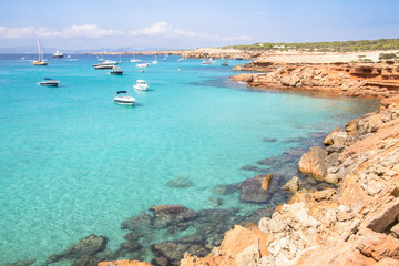 Cala Saona beach, Formentera, Spain