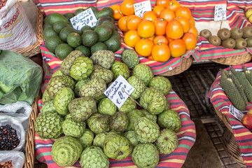Fresh exotic fruits
