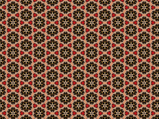 Background pattern weaving fabric and braid crafts threads flowers ornament lace geometric decor vintage design