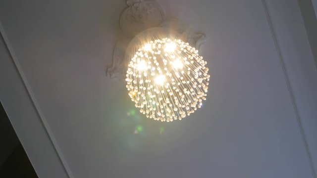 beautiful crystal chandelier
