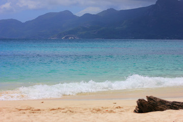 plage aux seychelles